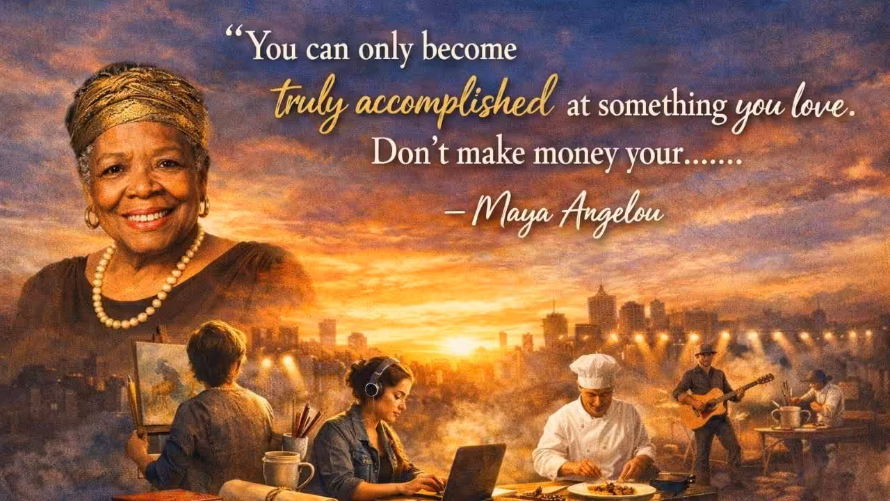 Maya Angelou's Quote of the Day